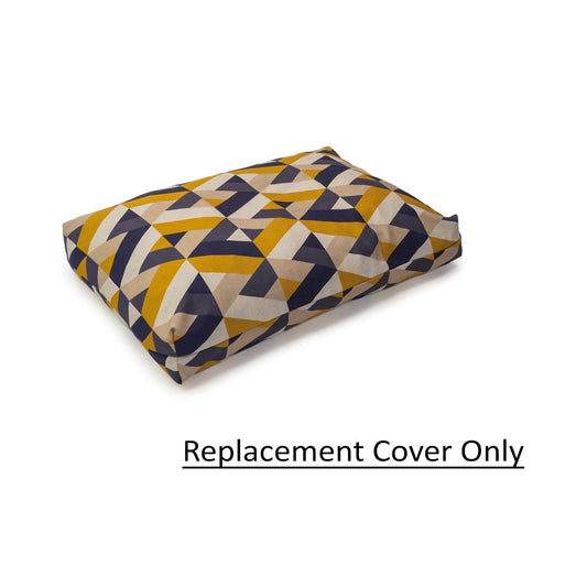 Danish Design Retreat Eco-Wellness Geo Tile Duvet Dog Bed Replacement Cover - Large 142x88cm